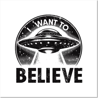 UFOs - I Want To Believe Posters and Art